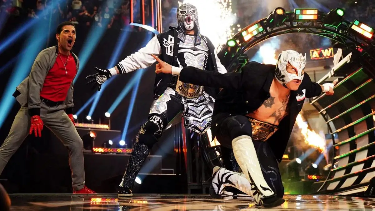 Backstage News On Lucha Bros Teaming With Mistico At AEW X NJPW